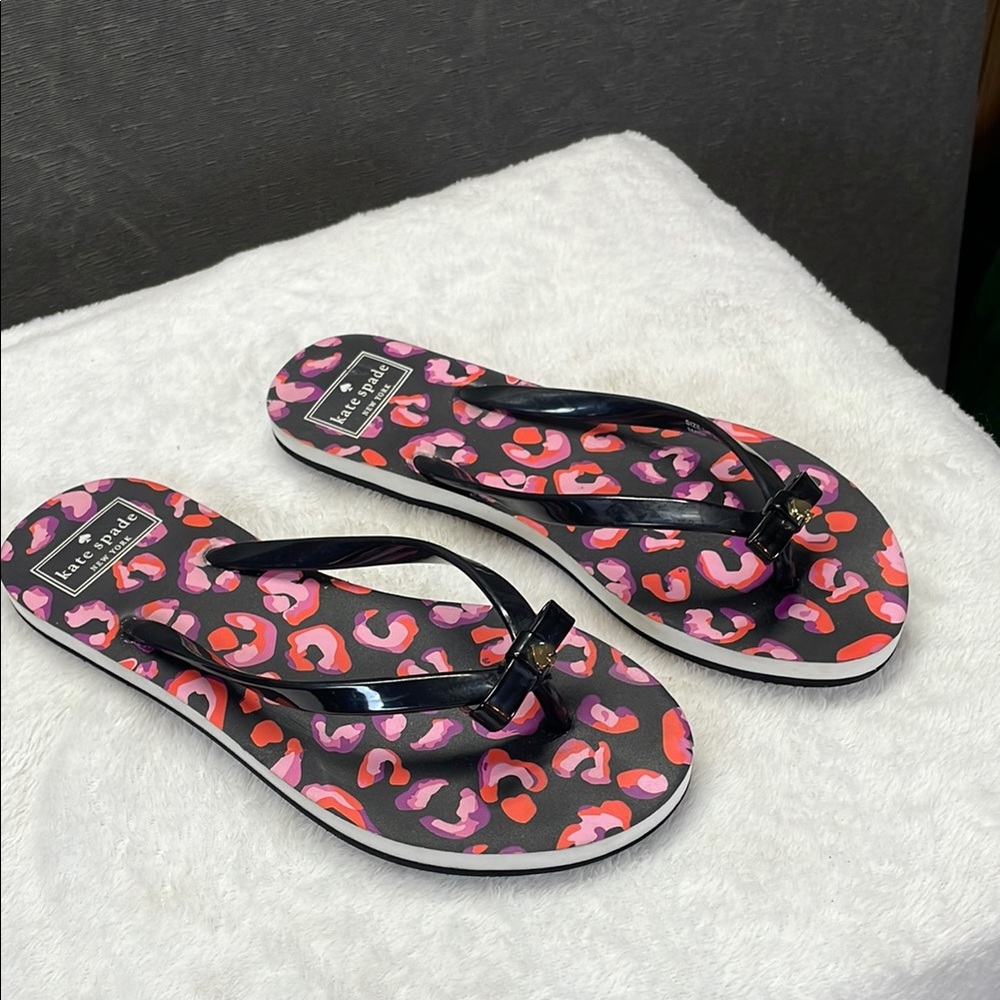 Kate Spade Black and Pink Sandals for Summer